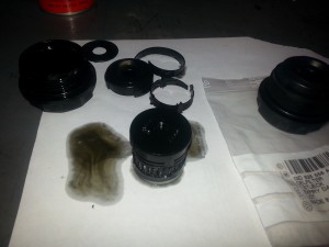 Haldex Filter Disassembled